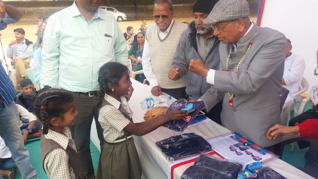 Sweater Distibuted At Aashodhar High School on 20/12/17