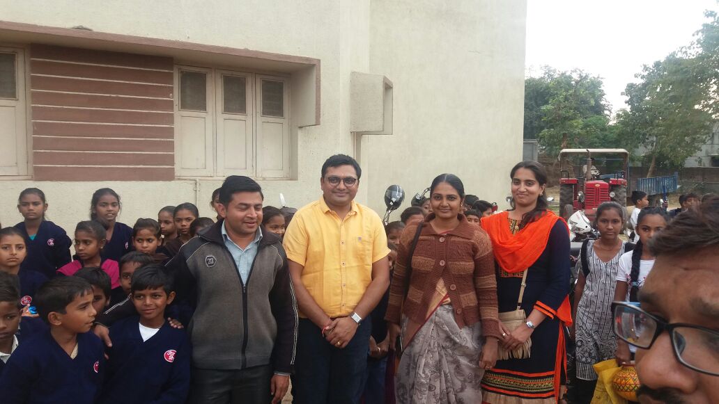 Sweater Distibuted At Aashodhar High School on 20/12/17