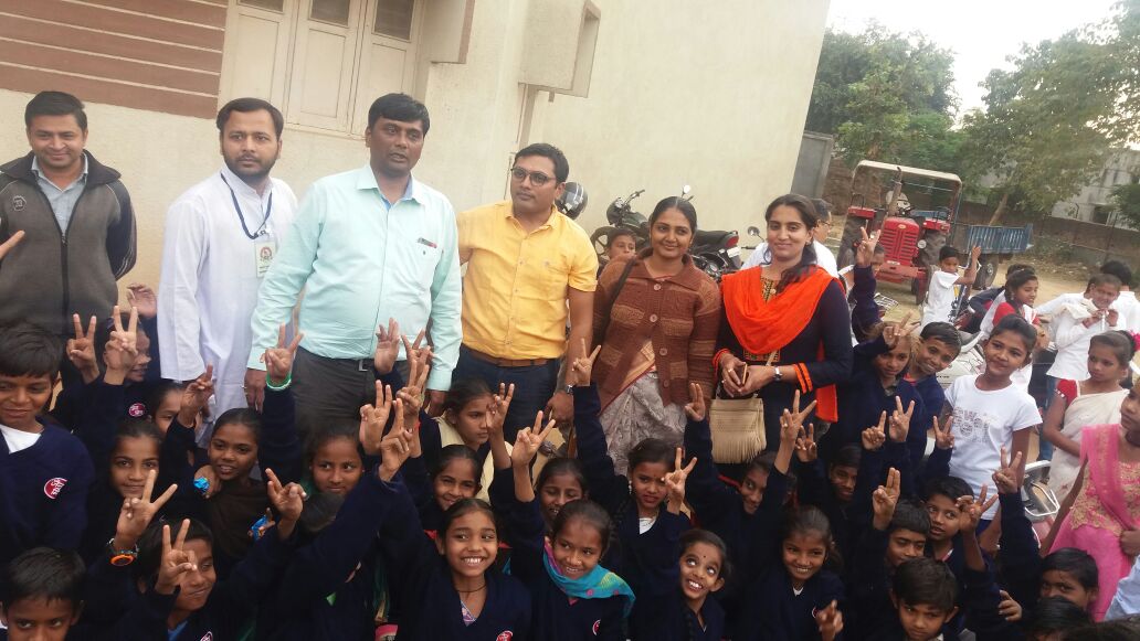 Sweater Distibuted At Aashodhar High School on 20/12/17