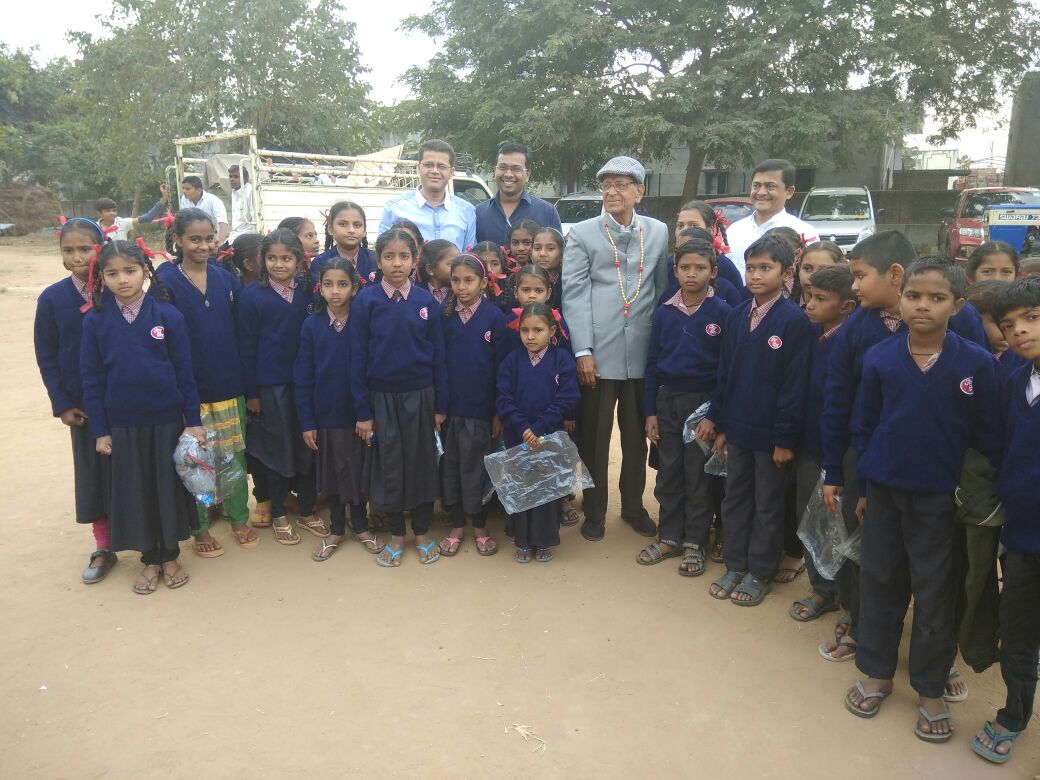 Sweater Distibuted At Aashodhar High School on 20/12/17